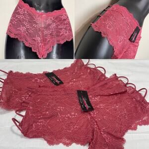 2-pack‎ Youmita Lace Wide Sexy Panties Women Underwear Lingerie Side String M